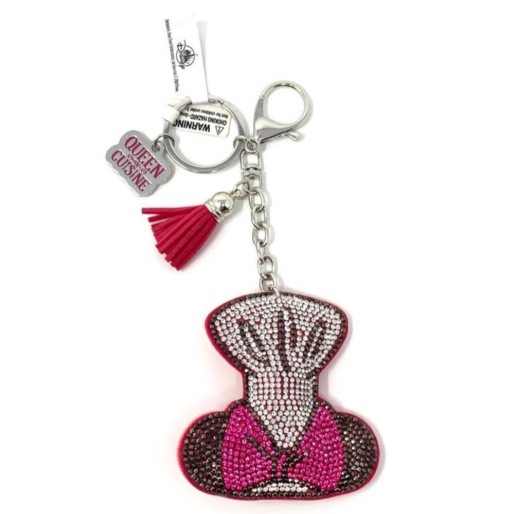 NWT Minnie Mouse Epcot Food&Wine Festival Keychain
